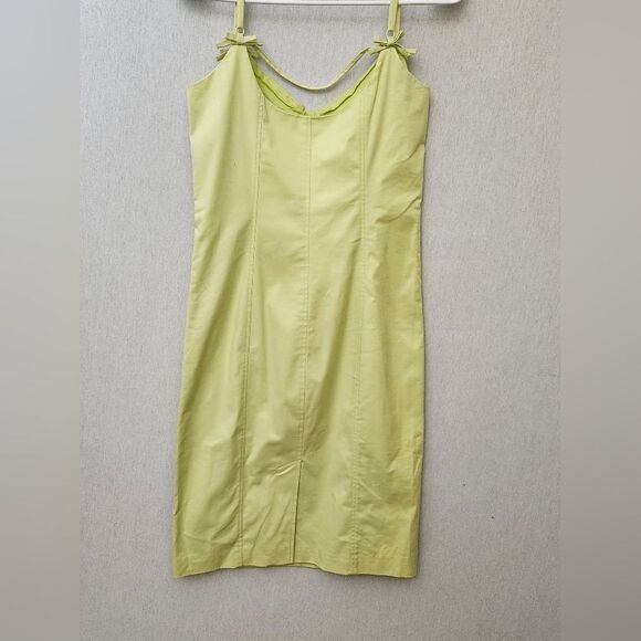 Ideology lime green‎ NWT spaghetti strap summer dress 10 - Picture 6 of 10